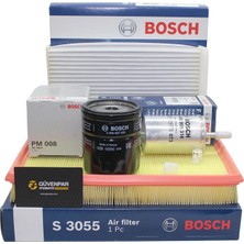 Bosch Opel Meriva A 1.6 (Z16XE/Z16XEP) Benzinli Motor Bakım Filtre Seti Bosch Marka