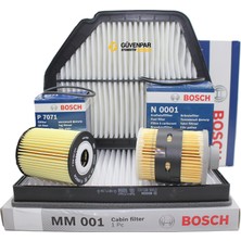 Bosch Chevrolet Captiva C100 2.0 Dizel Bakım Filtre Seti Bosch Marka