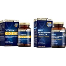 Nutraxin 14 Vitamin 7 Mineral Içerikli Multıvıtamın Erkek 60 Tablet+Vitamin Max 60 Tablet