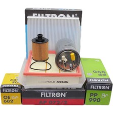Filtron Opel Corsa D 2007/2009 1.3 Euro 4 Dizel Motor Bakım Filtre Seti (Pimli Yağ Filtresi) Filtron Marka