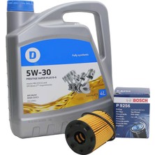 Bosch Opel Corsa C 1.3 Bosch Marka Tırnaklı Tip Yağ Filtresi ve Delphi Marka Motor Yağı