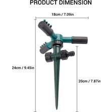 Kkmoon Üç Kollu Püskürtücü ve Plastik Zemin Fişli Sulama (Yurt Dışından)