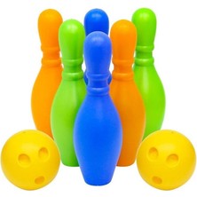 Kelebek Oyuncak Kiki Renkli Bowling Seti