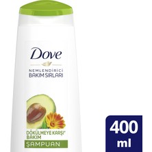 Dove Nemlendirici Bakım Sırları Saç Bakım Şampuanı Dökülmeye Karşı Bakım Avokado Özü ve Kalendula Özü 400 ML