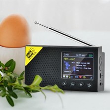 Nanlly Taşınabilir Dijital Radyo - Dab + Fm - Stereo Taşınabilir Radyo, Şarj Edilebilir Pil, (Yurt Dışından)