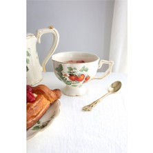 Three Beans 2 Adet Fransız Çay Bardağı ve Dailer Set Porselen Çay Potu Teacup Coaster Kahve Kupa Seti Ev Teaware Setleri Coffeeware | Teacups (Yurt Dışından)
