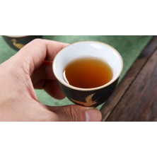 Three Beans Tangpin Seramik Çay Fincanı Uçan Vinç Porselen Kupası Çin Kung Fu Kupası Drinkware 50ML | Teacups (Yurt Dışından)