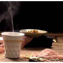 Three Beans Japon Tarzı Seramik Çay Kupası Çorba Çift Kupa Çay Fincanı Yaratıcı Seramik Kahve Fincanları Su Içme Kupası | Teacups (Yurt Dışından)