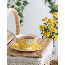 Three Beans Ingiliz Çay Öğleden Sonra, Kemik Çini Kahve Seti, Küçük Avrupa Lüks Seramik Kahve Fincanı, Küçük ve Narin. | (Yurt Dışından)