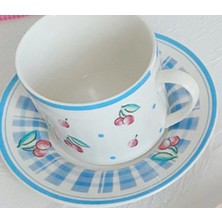 Three Beans Yaratıcı Çay Bardağı Saucer Set Kahve Kupa Tatlı Pasta Plaka Pratik Süt Çay Içme Kupası Seramik Plaka Mutfak Araçları | Teacup tabak Setleri (Yurt Dışından)