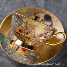 Three Beans Lüks Avrupa Kahve Fincanı Çift Set Vintage Ingiliz Kupa Kemik Çini Mısır Çift Tasarım Espresso Süt Tazas Güzel Kupalar | Kahve Kupaları ve kupalar (Yurt Dışından)