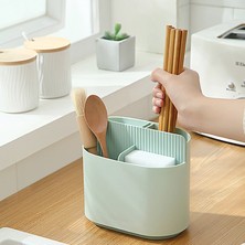 Three Beans Kaşık Çatal Chopstick Depolama Tutucu Çatal Boşaltma Raf Sofra Bıçak Raf Çatallık Organizatör Mutfak Süzgeç | Depolama Tutucular ve raflar (Yurt Dışından)