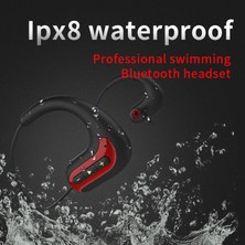 Fayshow S1200 Mp3 Çalar Kulaklık Boyun Bandı Ipx8 Mikrofon Kırmızı İle Swim Dalış Kulaklıklar (Yurt Dışından)
