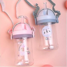 Three Beans Sippy Cups 250/300 ml Içecek Kupası Çocuklar Karikatür Bebek Saman Kupası Bebek H Le Dayanıklı Düşen Su (Yurt Dışından)