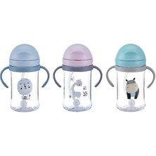 Three Beans Sippy Cups 250/300 ml Içecek Kupası Çocuklar Karikatür Bebek Saman Kupası Bebek H Le Dayanıklı Düşen Su (Yurt Dışından)