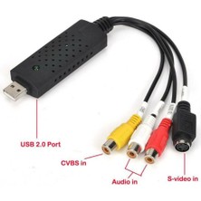 Yeajion USB Vhs Bantlar Pc DVD Video Ses Dönüştürücü 3 Rca Hd Dvr Yakalama Kartı (Yurt Dışından)