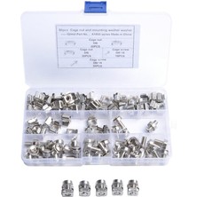 Yeajion 100 Paket M6 Kafes Kuruyemiş Cıvata Rafları Raf Dağı Veri Dolapları Için 20MM Konu (Yurt Dışından)