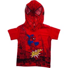 Gaga Örümcek Adam Erkek Çocuk Şort Tshirt Takım Spiderman Kostümü