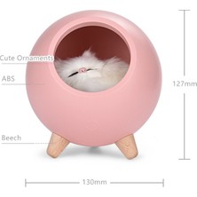 Three Beans Güzel Küçük Pet House Atmosfer LED Gece Işık Kedi Evi Dokunmatik Karartma Masa Lambası Hediye Çocuk Bebek Yatak Odası Dekorasyon Için | Gece Işıkları (Yurt Dışından)