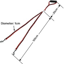 Three Beans 2 Yollu Örgülü Naylon Çift Köpek Tasma Çift Kurşun Halat Dayanıklı Yürüyüş Güçlü Tasmalar Yumuşak Yastıklı Saplı 2 Köpekler | Tasmalar (Yurt Dışından)