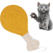 Three Beans Pet Cat Sisal Scratch Board Sevimli Tavuk Bacak Şekli Yavru Mat Tırnak Kazıyıcı Kanepe Masa Koruyucu Pençe Taşlama Araçları Oyuncaklar Oyna | Mobilya Ve Çizikler (Yurt Dışından)