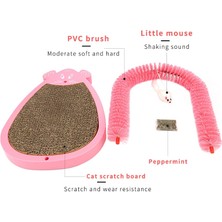 Three Beans Kedi Scratcher Mat Board Scrathing Post Mat Oyuncak Catnip Kulesi Tırmanma Pad Için Çizik Pad Pençeleri Bakım Pet Oyuncaklar Pet Ürünleri | Kedi Oyuncakları (Mavi) (Yurt Dışından)