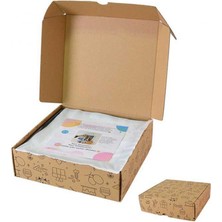 Hediye Kesesi Kişiye Özel Fotoğraf Baskılı Yapışan Sök Tak Kare Çerçeve - Gold 3'lü Paket