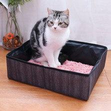 Three Beans Katlanabilir Çöp Kutusu, Taşınabilir Kedi Tuvalet, Katlanır Kedi Poop Pot, Kedi Lazımlık, Pet Kedi Malzemeleri (Yurt Dışından)