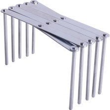 Three Beans Mutfak Organizer Pot Kapak Raf Paslanmaz Çelik Tutucu Pot Kapak Raf Pişirme Bulaşık Pot Raf Pan Kapak Standı Mutfak Aksesuarları | Raflar ve tutucular (Yurt Dışından)