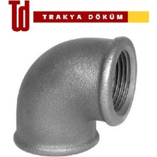 Trakya Döküm Siyah Dirsek Dişli