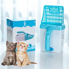 Three Beans Pet Kedi Çöp Yayıcı Ayrılabilir Tuvalet Seçici Çöp Kutusu Kaka Yayım Makinesi Plastik Set Çocuk Oyuncak Pet Poop Yayıcı | Litter Houshreaking (Yurt Dışından)