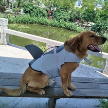 Three Beans Pet Köpek Yaşam Yelek Güvenlik Hayat Ceket Büyük Köpekler Yaka Koşum Koruyucu Pet Köpek Yüzme Preserver Yaz Mayo Mermaid Shark | Köpek Yelekleri (Yurt Dışından)