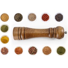 Three Beans 2 Adet Ahşap Biber Değirmeni ve Tuz Çalkalayıcı Seti, Mutfak Araçları | Tuz Domuzları, Mahzenler ve sunucular (Yurt Dışından)