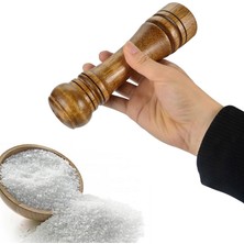 Three Beans 2 Adet Ahşap Biber Değirmeni ve Tuz Çalkalayıcı Seti, Mutfak Araçları | Tuz Domuzları, Mahzenler ve sunucular (Yurt Dışından)