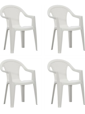 Bplas Denia Plastik Sandalye (4'lü Set)