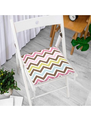 Realhomes Dekoratif Kare Sandalye Minderi 40x40cm Fermuarlı