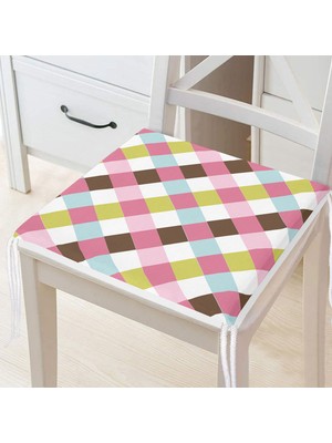 Realhomes Dekoratif Kare Sandalye Minderi 40x40cm Fermuarlı