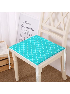 RealHomes Realhomes Dekoratif Kare Sandalye Minderi 40X40Cm Fermuarlı