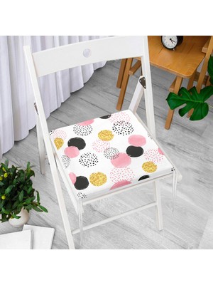 Realhomes Dekoratif Kare Sandalye Minderi 40x40cm Fermuarlı