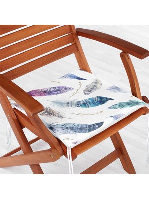 Realhomes Real Homes Dekoratif Kare Sandalye Minderi 40x40cm Fermuarlı