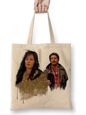 Baskı Dükkanı Al Yazmalım Bez Çanta Uzun Saplı