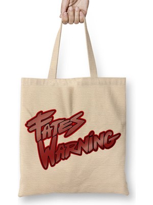 Baskı Dükkanı Fates Warning Savatage Queensryche Evergrey Shadow Gallery Bez Çanta Uzun Saplı