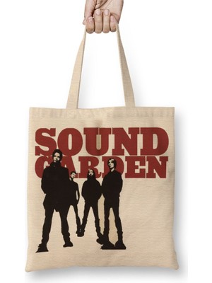 Baskı Dükkanı Soundgarden Bez Çanta Uzun Saplı