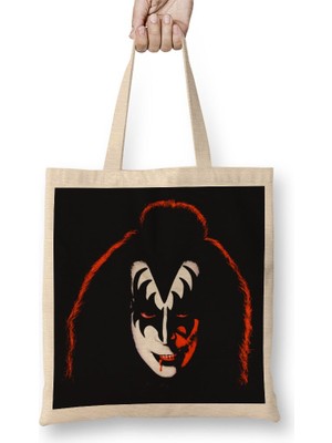 Baskı Dükkanı Devil Gene Bez Çanta Uzun Saplı