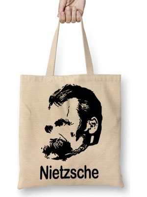 Baskı Dükkanı Nırvana Bez Çanta Uzun Saplı