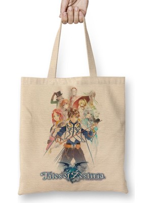 Baskı Dükkanı Tales Of Zestiria Death Note One Piece Tokyo Ghoul Bez Çanta Uzun Saplı