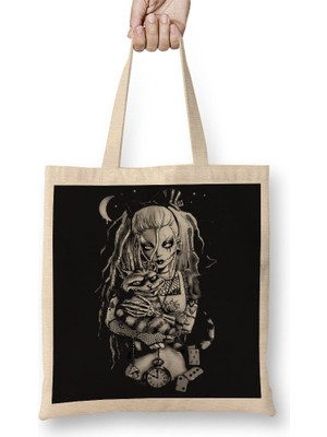 Baskı Dükkanı Malevoa Bez Çanta Uzun Saplı