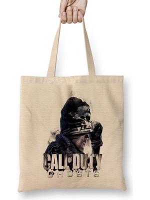 Baskı Dükkanı Call Of Duty Bez Çanta Uzun Saplı