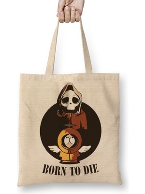 Baskı Dükkanı South Park Kenny Bez Çanta Uzun Saplı