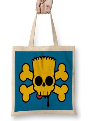 Baskı Dükkanı Skoll Bart Bez Çanta Uzun Saplı